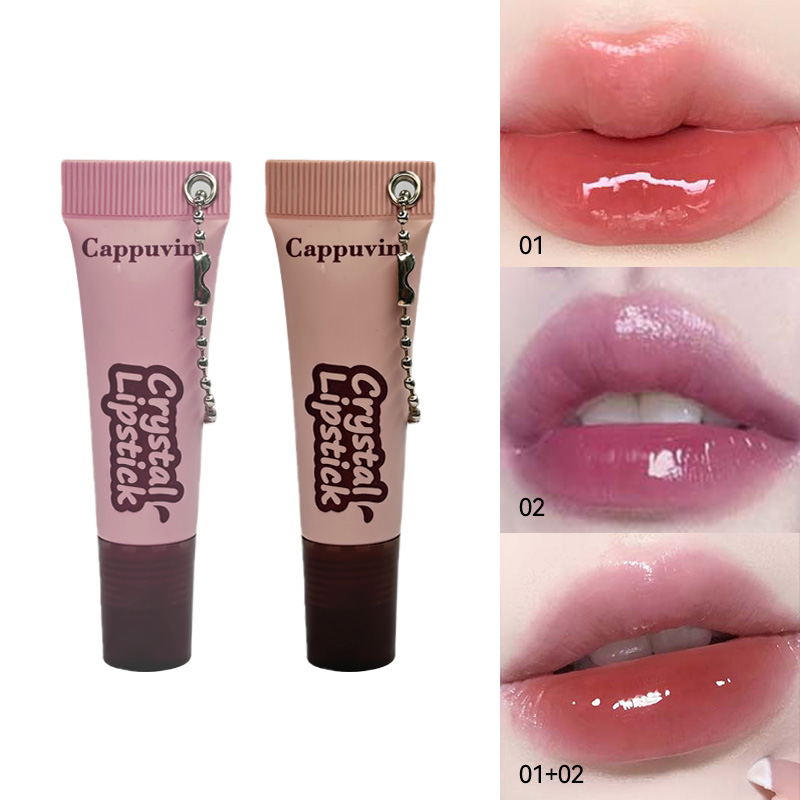 Cappuvini Caramel Shine Lip Gloss - Ελαφρύ μακράς διαρκείας & ενυδατικό με φυσικά συστατικά για λαμπερό φινίρισμα