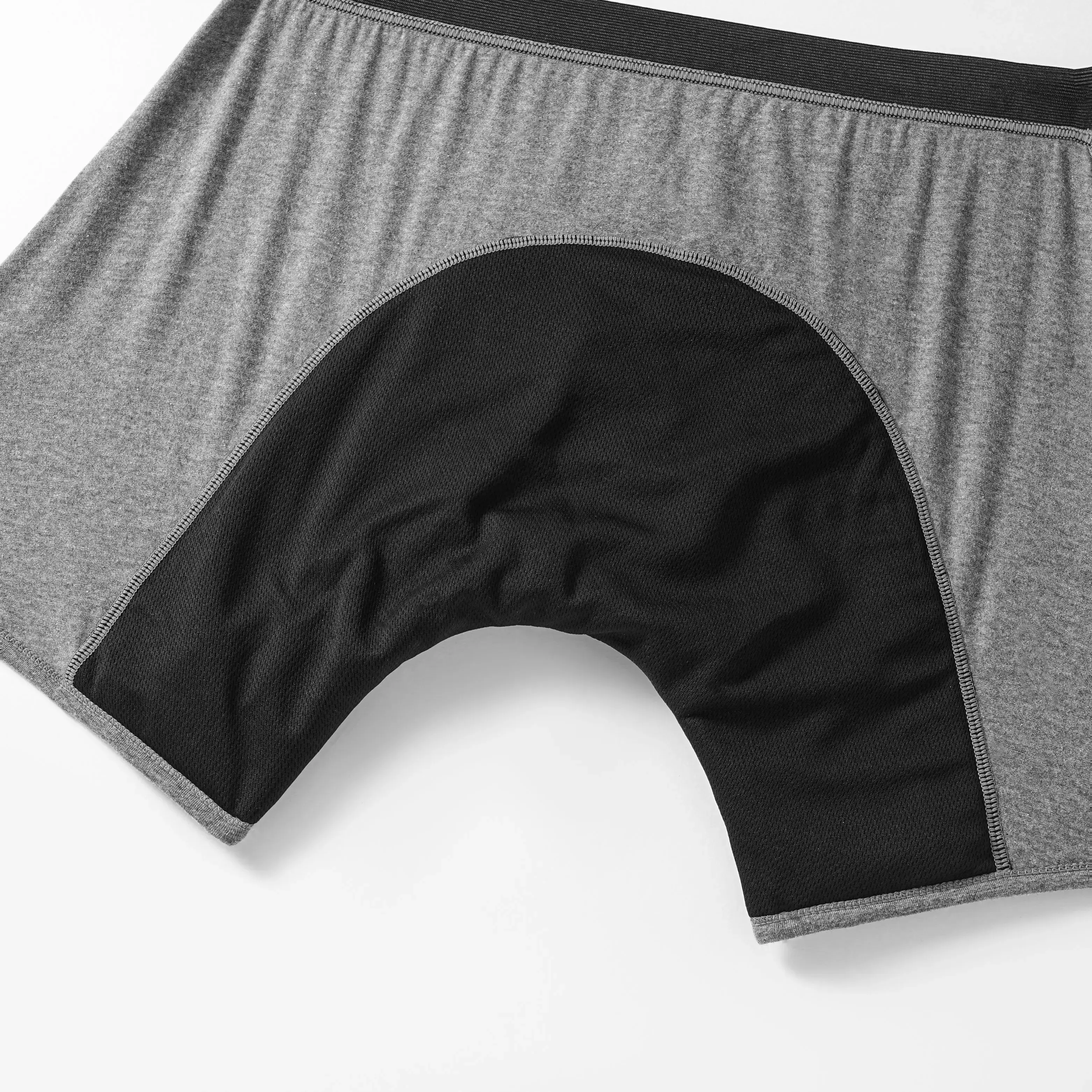 Drop shipping cotton men's incontinence underwear 200ML four-layer absorbent leak-proof menstrual incontinence underwear boxer