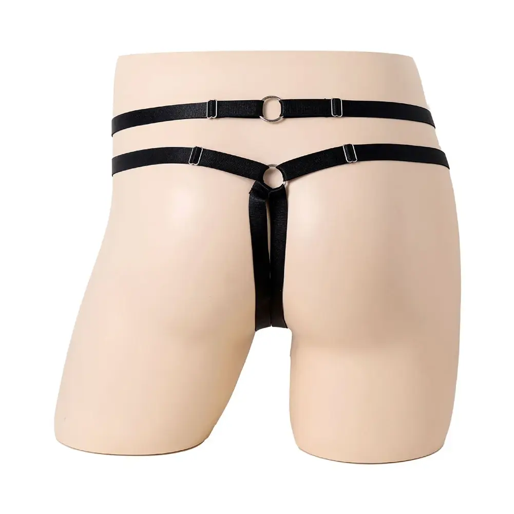 บุรุษเซ็กซี่ Cockring G-Strings เซ็กซี่ Toy Mens O-แหวนชุดชั้นในสำหรับ Hot Man ต่ำเอว Jockstrap ชุดชั้นในเกย์ sissy Pouch Underpants