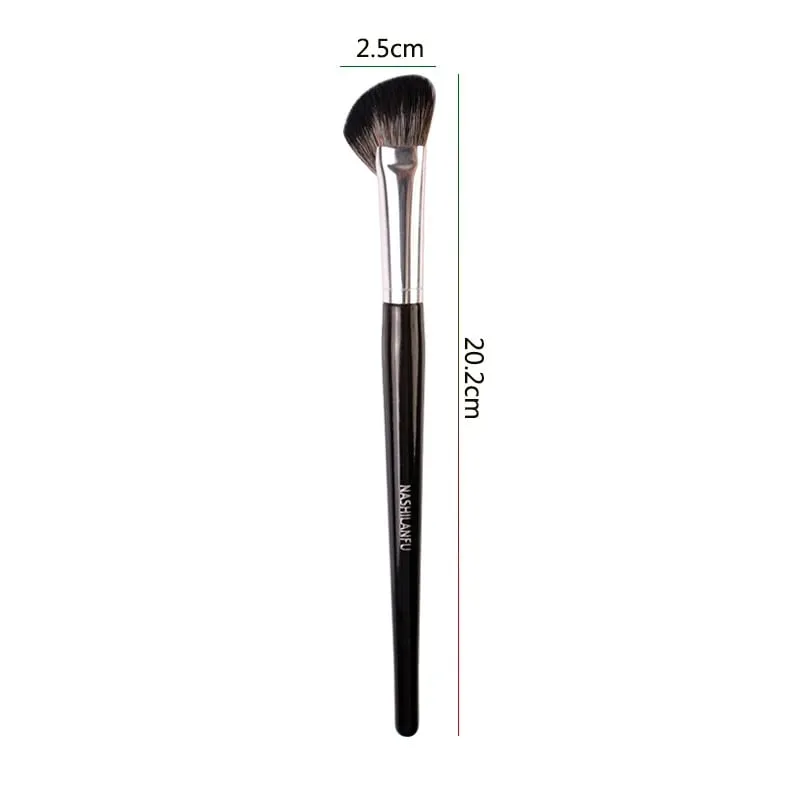 Black Sculpting Brush Professional Makeup Brushes Large Cosmetic Face Cont Bronzer Oblique Powder Blush Brush Face Make Up Tools