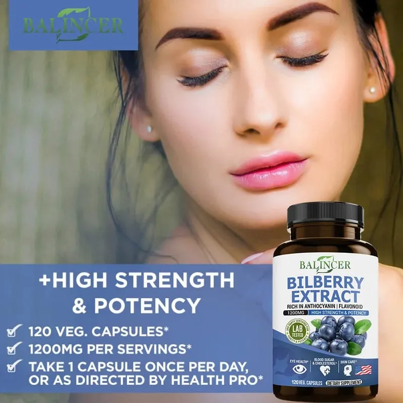 Bilberry Extract Supplements - Mayaman sa Antioxidants Itaguyod ang Kalusugan ng Paningin at Protektahan ang Mga Mata Itaguyod ang Kalusugan ng Utak