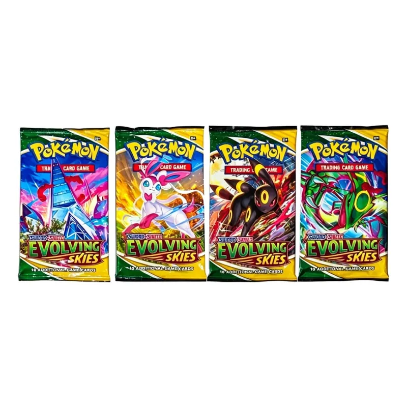 Pokemon TCG Sword & Shield Evolving Skies Booster Box 36 Packs Trading Card Game Collection Cards Toy for Kids Gift — image 2