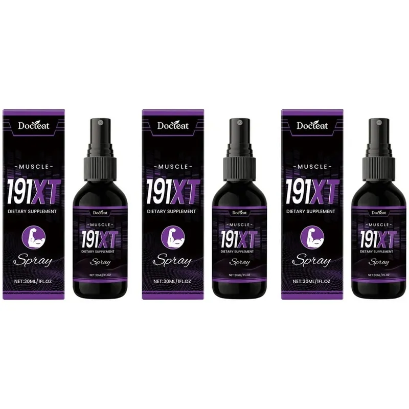 191XT Muscle Spray with Vitamin B3 L-Arginine and Tribulus Terrestris Extract for Muscle Support Endurance 30 ML — image 9