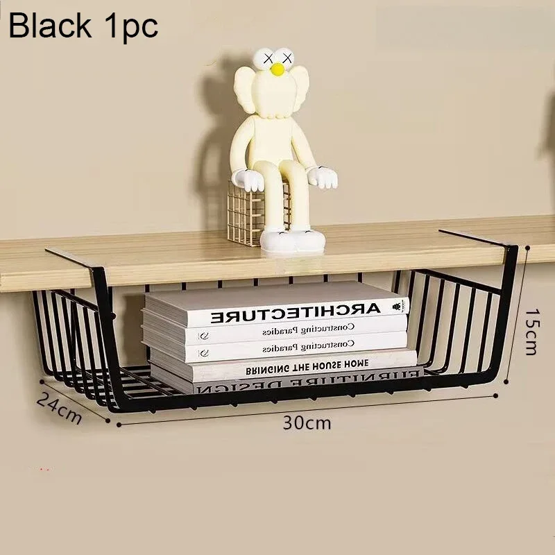 Multipurpose Metal Hanging Basket Organizer-Storage for Kitchen Desk Closet Makeup Brushes Available Makeup Tool Storage Holder