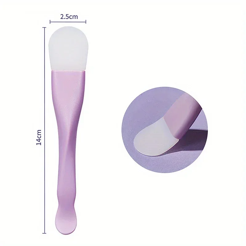 Double Head Silicone Facial Mask Brush Paglilinis ng Mukha Scraper Daub Uri ng Mud Film Espesyal na Brush Beauty Tool Brush Mga Make up Brushes