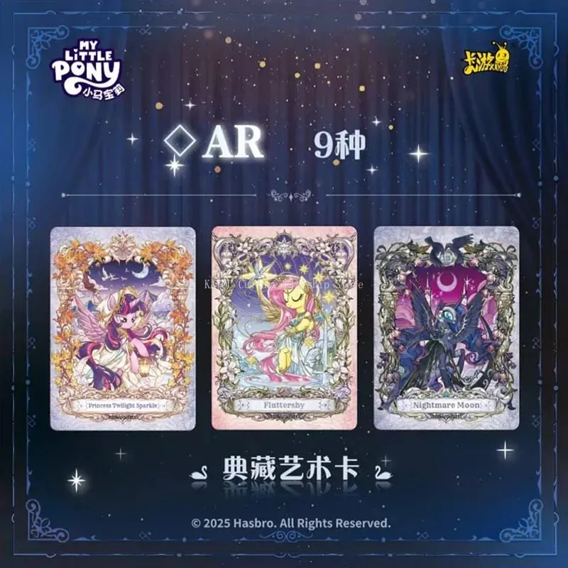 Asli My Little Pony - Kartu Persahabatan Selamanya - Paket Berbintang Edisi Kedua Kartu Balet Hadiah Gadis Periferal Anime