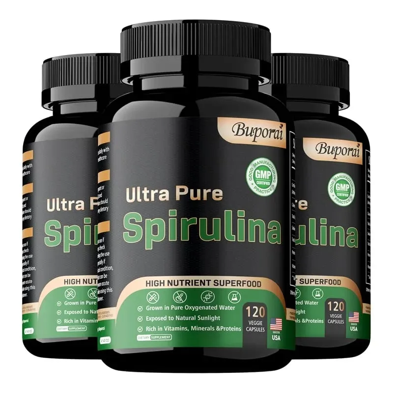 Organic Spirulina - Detoxification Immune System Cardiovascular Antioxidant Nagpapabuti ng Digestive Health