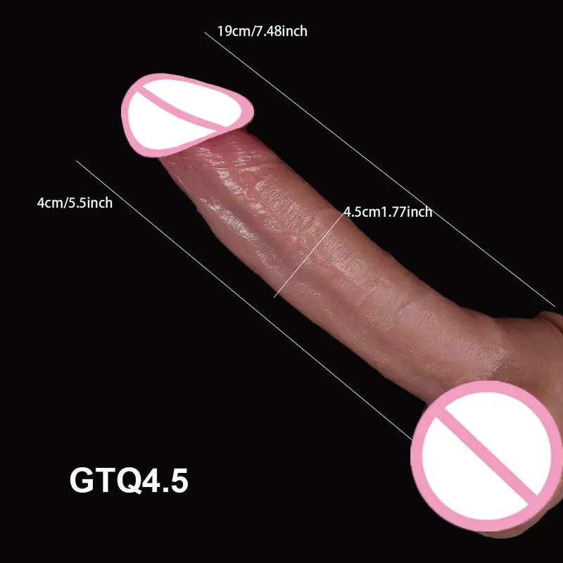 Ruddy Glans זקוף דילדו עור רך פין גדול זול נקבה אוננת למבוגרים כוס יניקה רצועת צעצועי מין אנאליים לעיסוי עיסוי