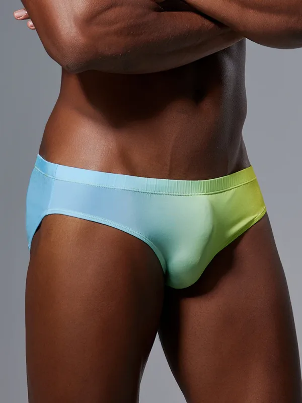 Men's triangular underwear with ice silk thin design, fast drying, high elasticity, low waist, sexy, slim fit, youth fashion