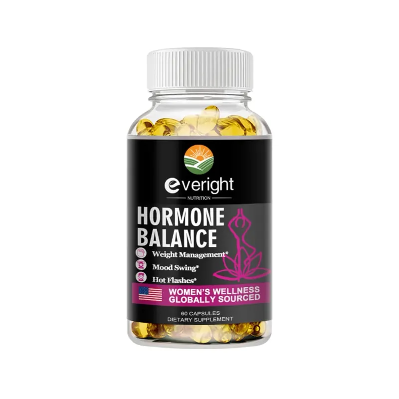 Kumpletong Herbal Menopause Supplement para sa Kababaihan-Multibenefit Menopause Relief Hormone Balanse para sa Night Sweats Mood 120 CAPSULES