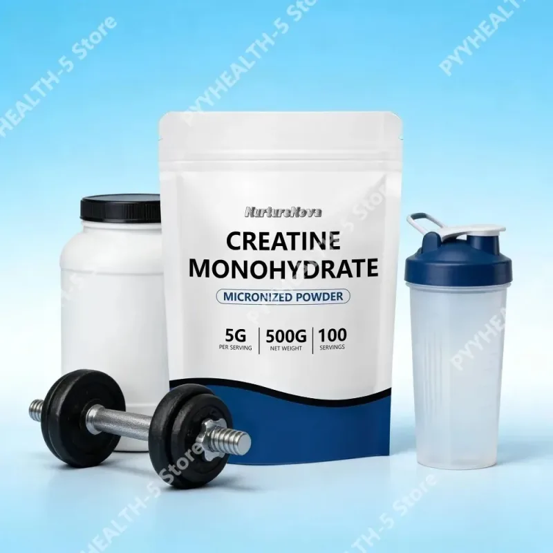 Micronized Creatine Monohydrate Powder 500g 100 Servings 5g Scoop Sports Nutrition Supplement for Men & Women