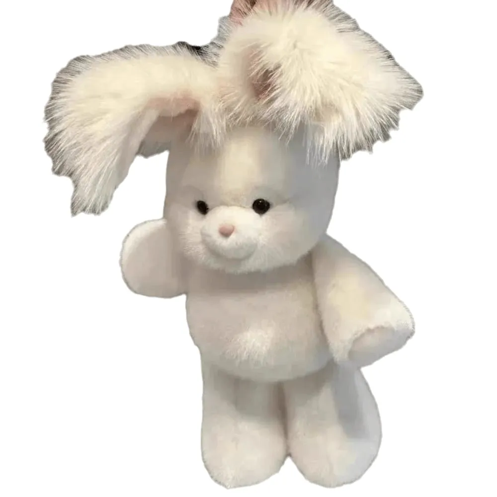 Μαλακό βελούδινο μαξιλάρι ζώου με λούτρινο κουνέλι Συναισθηματική υποστήριξη 17,7 ιντσών Γεμιστά ζώα βελούδινο με μακρύ αυτί Χαριτωμένο βελούδινο μαξιλάρι