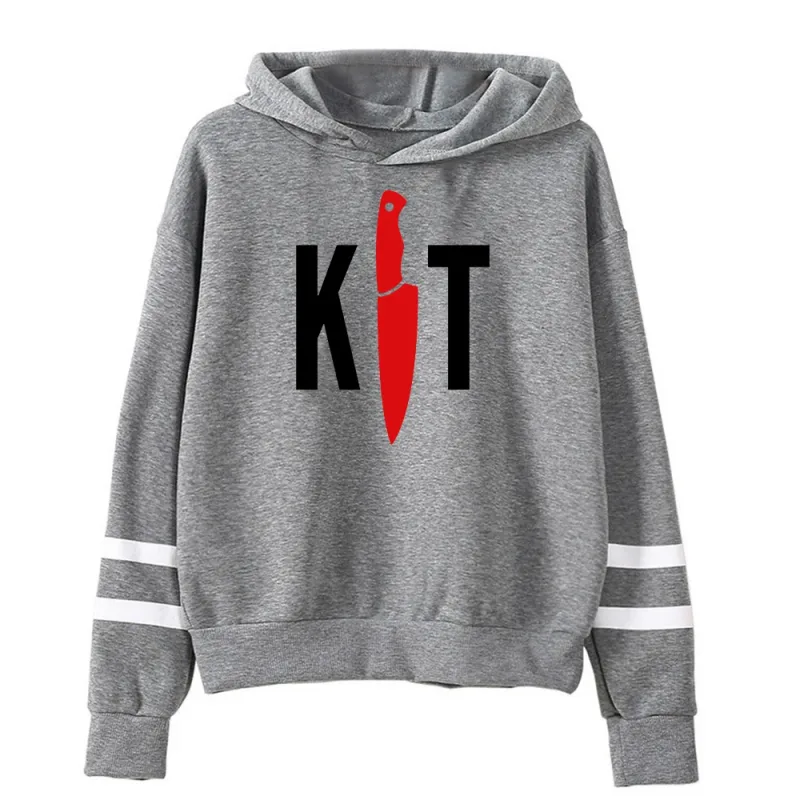 Bunuh Tony Merch Hoodie Uniseks Tanpa Poket Bar Selari Lengan Pakaian Jalanan Wanita Lelaki Berhoodie Sweatshirt Pakaian Lucu