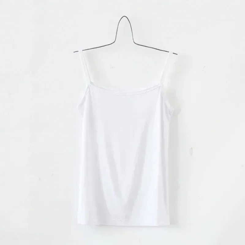 Basic Camisoles Γυναικείες Crop Tops Αμάνικο πουκάμισο Bralette Μπλούζες μονόχρωμο λουράκι Skinny γιλέκο Γυναικείο τανκ αδυνατίσματος Σουτιέν Εσώρουχα