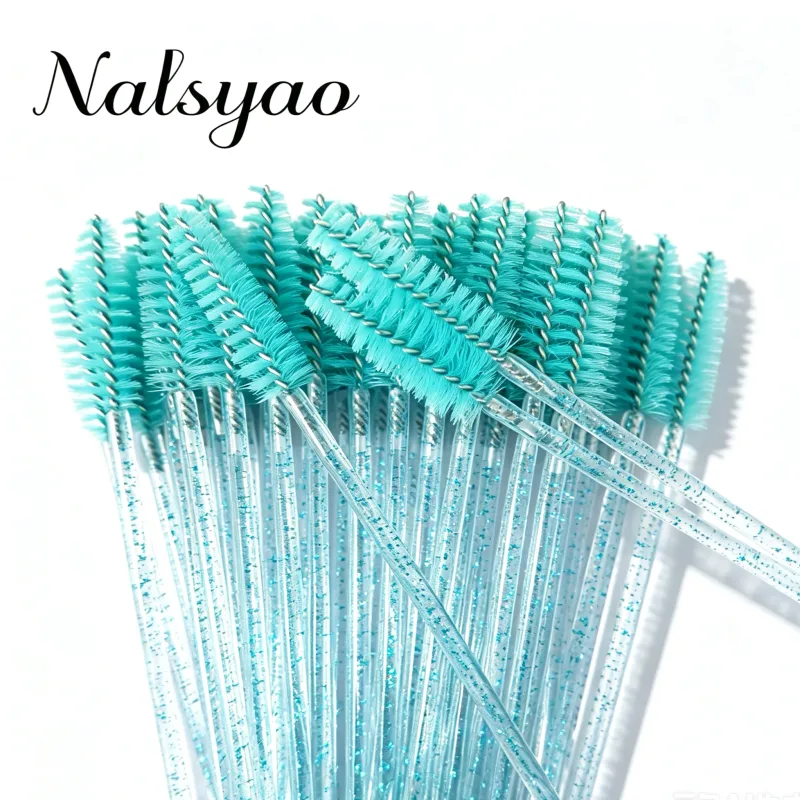 Grosir Kuas Bulu Mata Kuas Makeup 50 Buah Sisir Maskara Sekali Pakai Individu 6 Warna Tongkat Aplikator Alat Kuas Makeup Bulu Mata