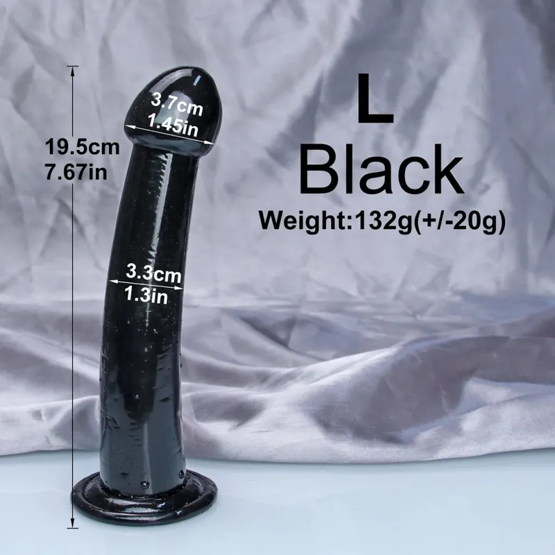 Cheap TPE Transparent Anal Plug Jelly Dildo 4Sizes Suction Cup Cock Vaginal Masturbation Soft Small Penis Women Man Sex Toys
