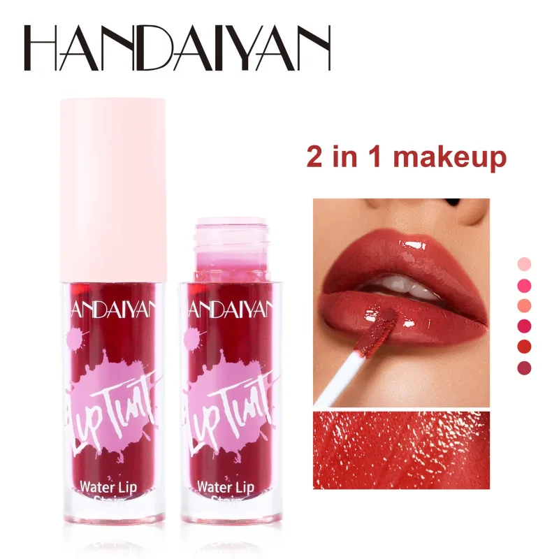 Πολλαπλές χρήσεις 6 χρωμάτων Lip Gloss Cheek Tint Μεγάλης διάρκειας Ενυδατική Βαφή χειλιών Blush Μακιγιάζ Lip Stain Glossy Lipgloss Cosmetics