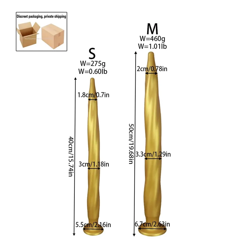 ΝΕΟ Super Long Anal Plug Big Anal Dialator Expander Training Fantasy Large Long σιλικόνης μαλακό ButtPlug Παιχνίδι σεξ για γυναίκες άνδρες ομοφυλόφιλοι