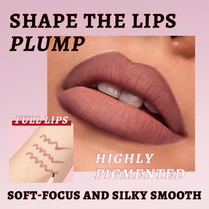 Matte Liquid Lipliner Pencil Waterproof Plumping Stain Lipstick Natural Lip Liner Outline Lips Contour Pen Cosmetics