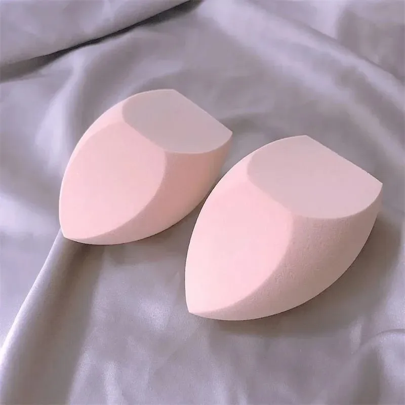 Spons Rias Ukuran Besar Basah dan Kering Penggunaan Ganda Spons Foundation Rias Lembut Krim Bedak Puff Halus Aksesori Alat Rias