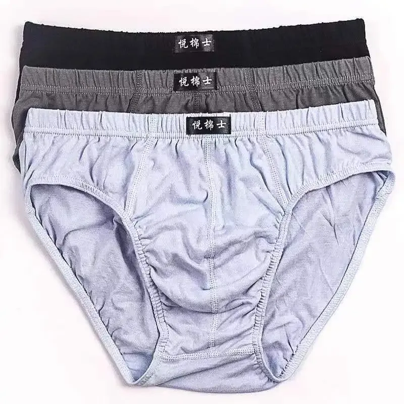 5Pcs/Lot Cotton Underpants For Men Briefs Male Underwear Knickers Panties Pant Shorts 2025 Sexy Undies XL 2XL 3XL 4XL 5XL 6XL