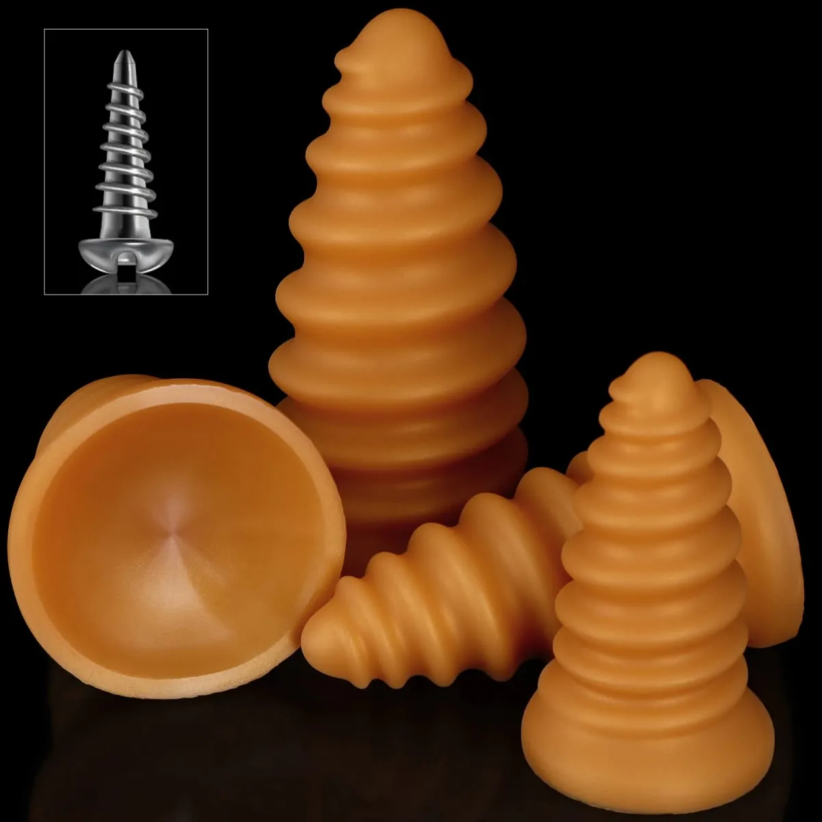 Huge Anal Plug Anal Training Dilator Big Dildo Ass Long Screw Butt Plug Large Gay Sex Toy for Women Men Prostate Massage 18