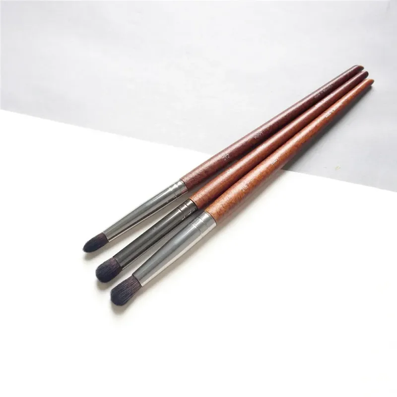 Precision Smudger Blender Brush 212 216 218 Original Wood Handle Eyeshadow Makeup Brushes 3pcs Set