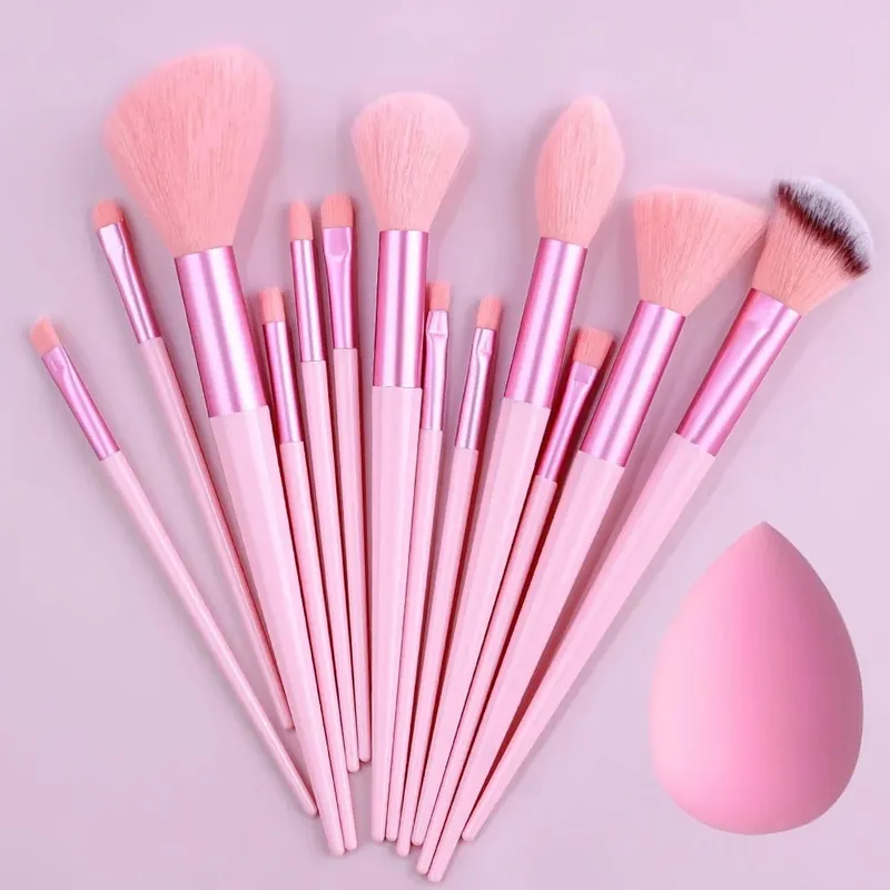 8Pcs-20Pcs Σετ Πινέλα Μακιγιάζ Μαλακό Αφράτο Πινέλο Σκιών Λεπτομέρειες Concealer Blush Loose Powder Foundation Highlighter Beauty Tool