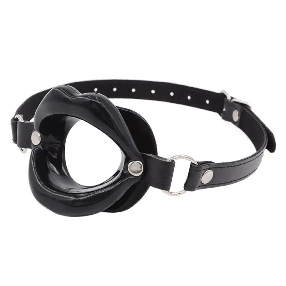 Szilikon szájrögzítő ajakgyűrű szilikon O-gyűrű nyitott száj öblítő pároknak Szexjátékok BDSM Bondage Restraint ajakforma 18+