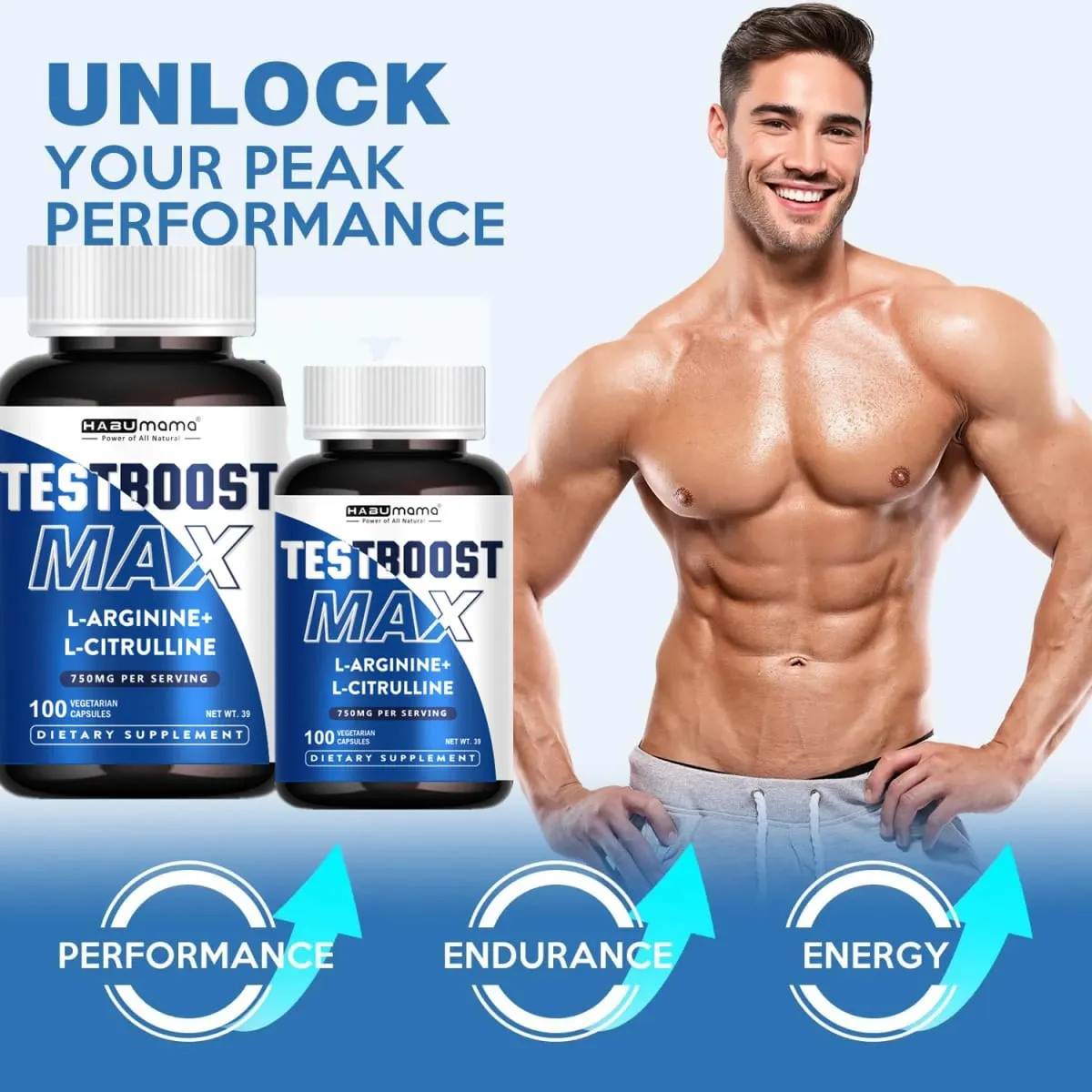 Ultimate Male Enhancing Supplement | Clinically-Backed | 100 tablets for Energy Stamina & Enlargement | Vegan | Discreet Ship