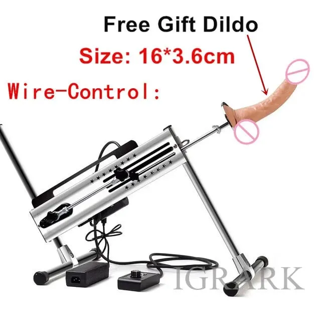 Powerful Sex Machine Vibrator With Dildo Attachments Automatic Speed Adjustable Masturbation Machines Erotic Toys for Women Men