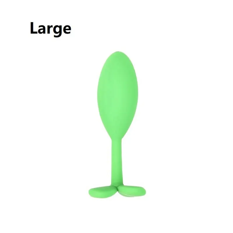 Silicone Anal Beads Butt Plug Set Mini Small Medium Large Anal Plug Four Leaf Clover Anal Trainer Sex Toy Men Women Gay