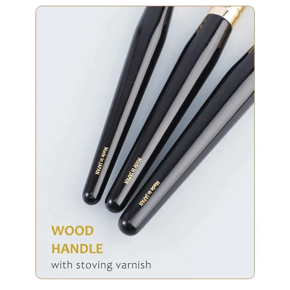 PA Makeup Brushes Set Luxury Super-soft Natural Bristles Face Eye Shadow Powder Cheek Blush Highlight Cosmetic Tools Kit 7pcs