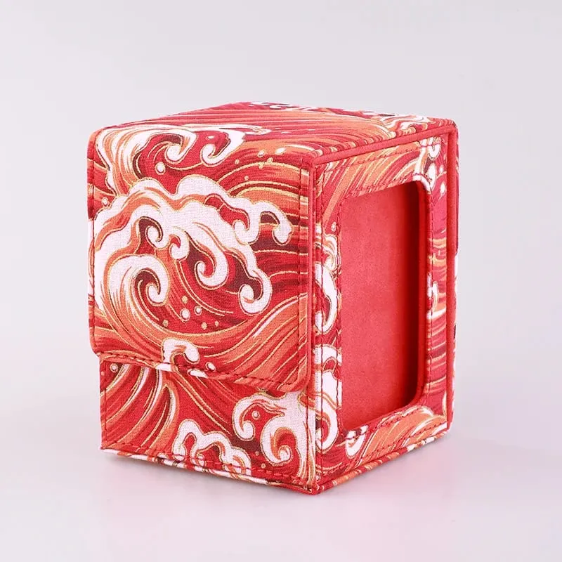 120+ Trading Card Deck Box με παράθυρο προβολής MTG PTCG TCG Επιτραπέζια παιχνίδια Συλλεκτικές θήκες για κάρτες YGO Magnetic Organizer Case Δώρο