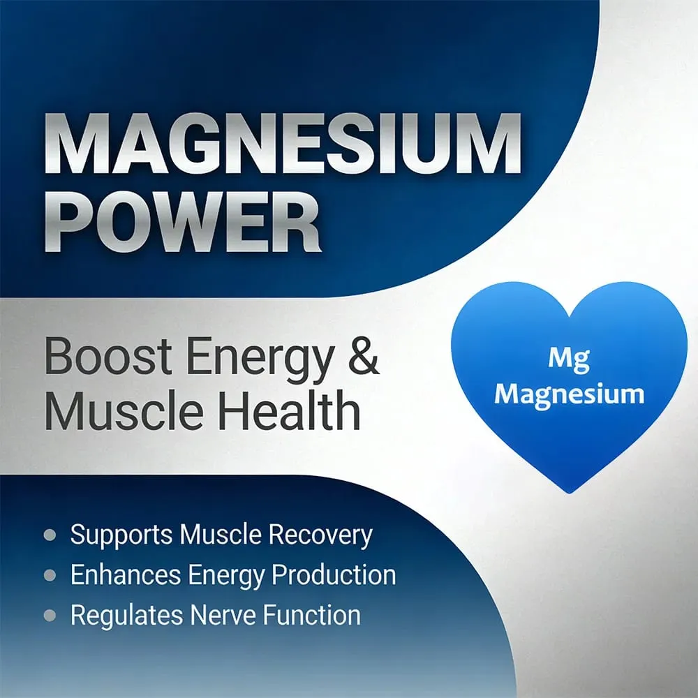 Magnesium Complex Capsules - boron/L-Threonate + Zinc D3 B6 High Absorption Muscle Bone Brain Sleep Health Panglunas sa pagkabalisa