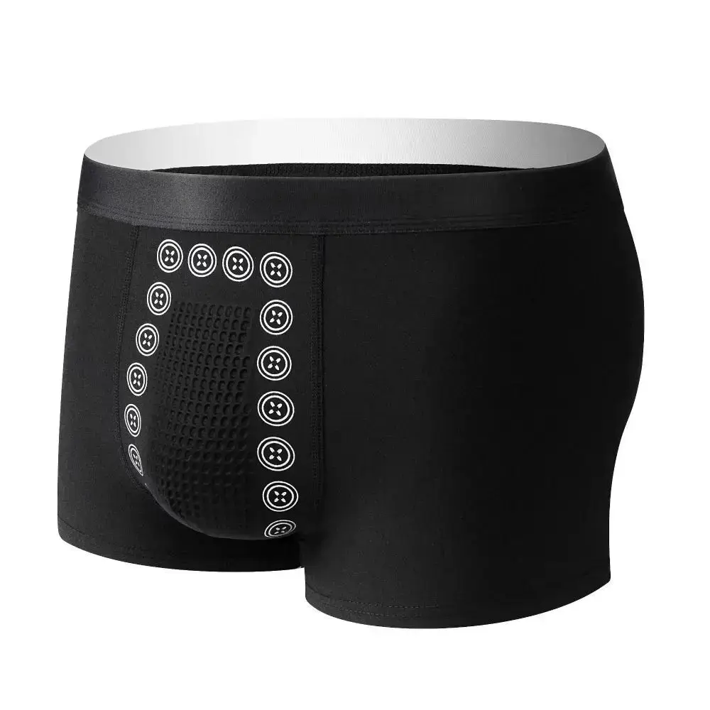 Sous-vêtements pour hommes en Polyester fibre extensible thérapie magnétique boxers pour hommes slips confortables pour un usage décontracté