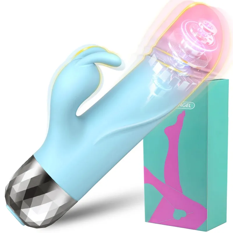 Erőteljes nyúlvibrátor női csiklóstimulátor G Spot vibrációs vaginamasszírozó női maszturbációs szexjátékok felnőtteknek