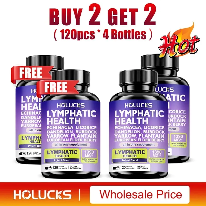 Λεμφικές Κάψουλες 1300mg Συμπλήρωμα Υποστήριξης Βοηθά Λιποοίδημα Ισορροπία Ορμονών Φυσική αποτοξίνωση για καθαρό δέρμα και ζωντάνια