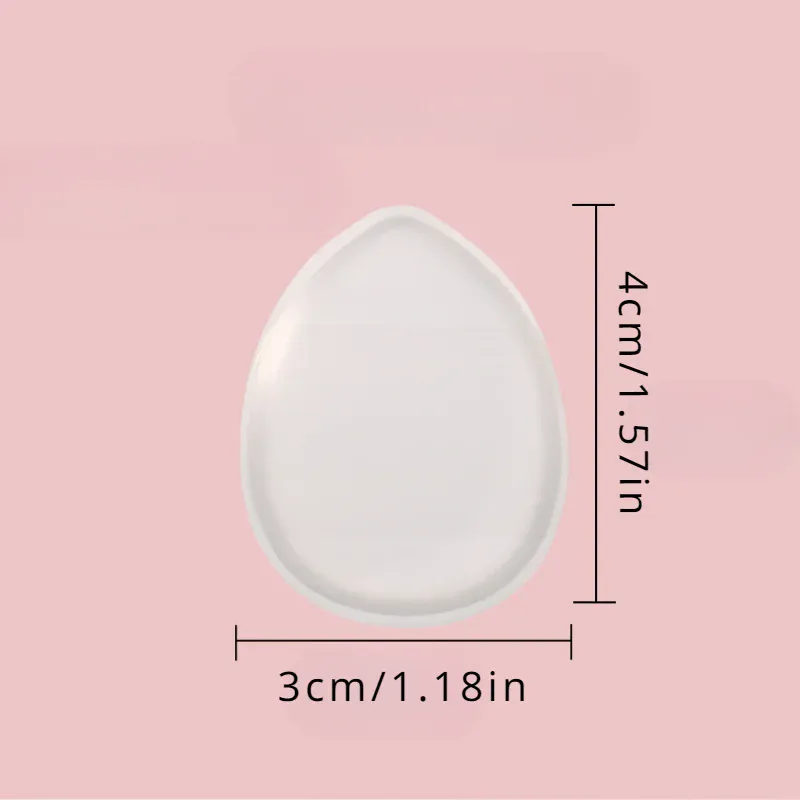 2 Buah Kuas Rias Bebas Pewangi Ujung Jari Silikon Mini untuk Concealer Foundation dan Aksesori Rias Bedak — image 2