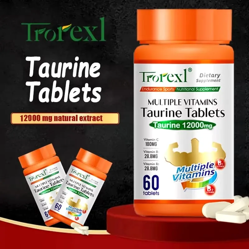 Multiple Vitamins Taurine Tablets for Energy boost fatigue relief and enhance physical strength