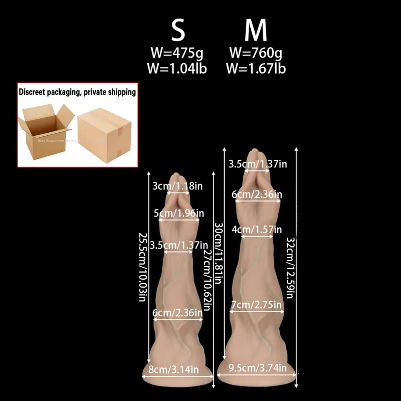 Huge Silicone Foot Butt Plug Thick Leg Dildo Large Anal Plug Anal Expander Masturbator Anus Dilator Sex Toys Adult Toy Sex Shop