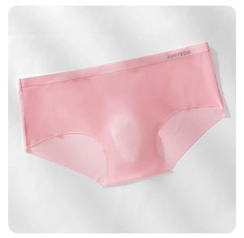 Sexy Men Briefs Undies Summer Seamless 3D Pouch Panties Ultra-thin And Light Breathable Underwear Quick Drying Underpants Slip