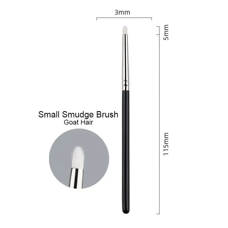 1pc Buhok ng kambing Round Blush Makeup brushes Angled sculpting Make up brush contour eyeshadow maliit na mantsa detalye ng mata pointed shadow