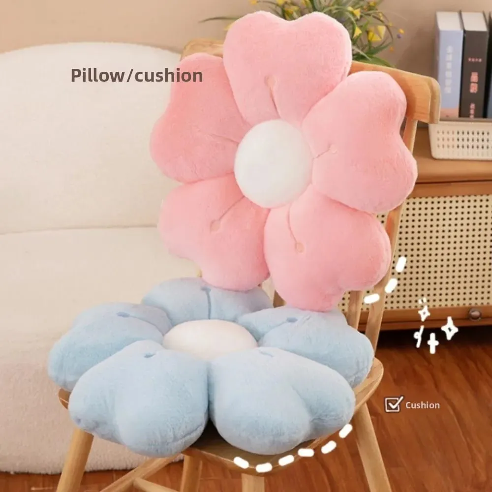 Soft Flower-Shaped Throw Pillow Comfortable Floor Cushion Sofa Decor Cushion Cute Mattress Chair Cushion Gift