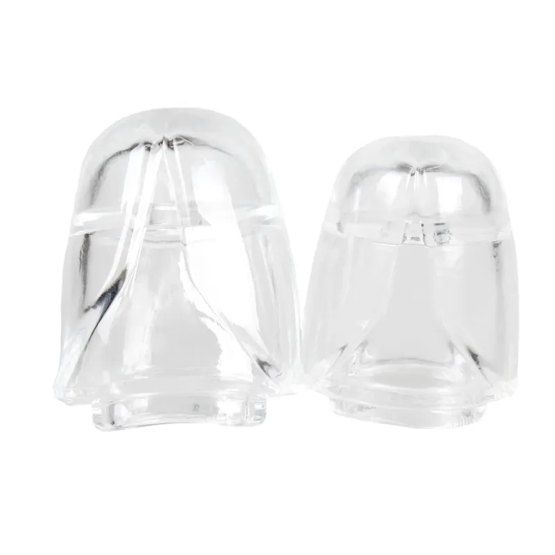 2 יחידות שרוולי פין מודגשים נמשכים Glans Extender קונדום עיכוב טבעת נדן צעצועי מין לגבר