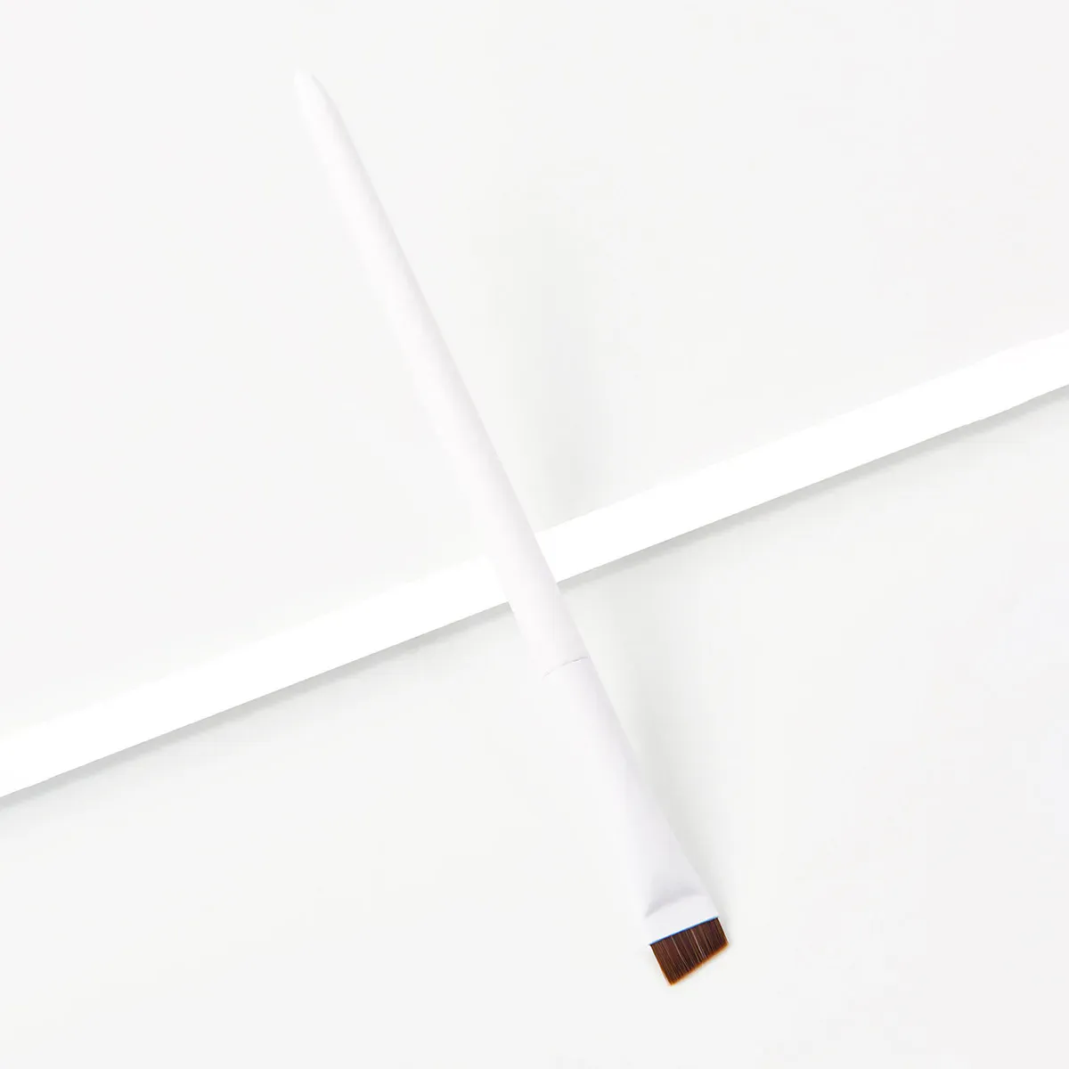 4st Sickle Blade Eyeliner Brush Ultra Tunn Flat Fin Eye Liner Makeup Borstar Flat Eyeliner Brush Ögonbryn Make Up Brush