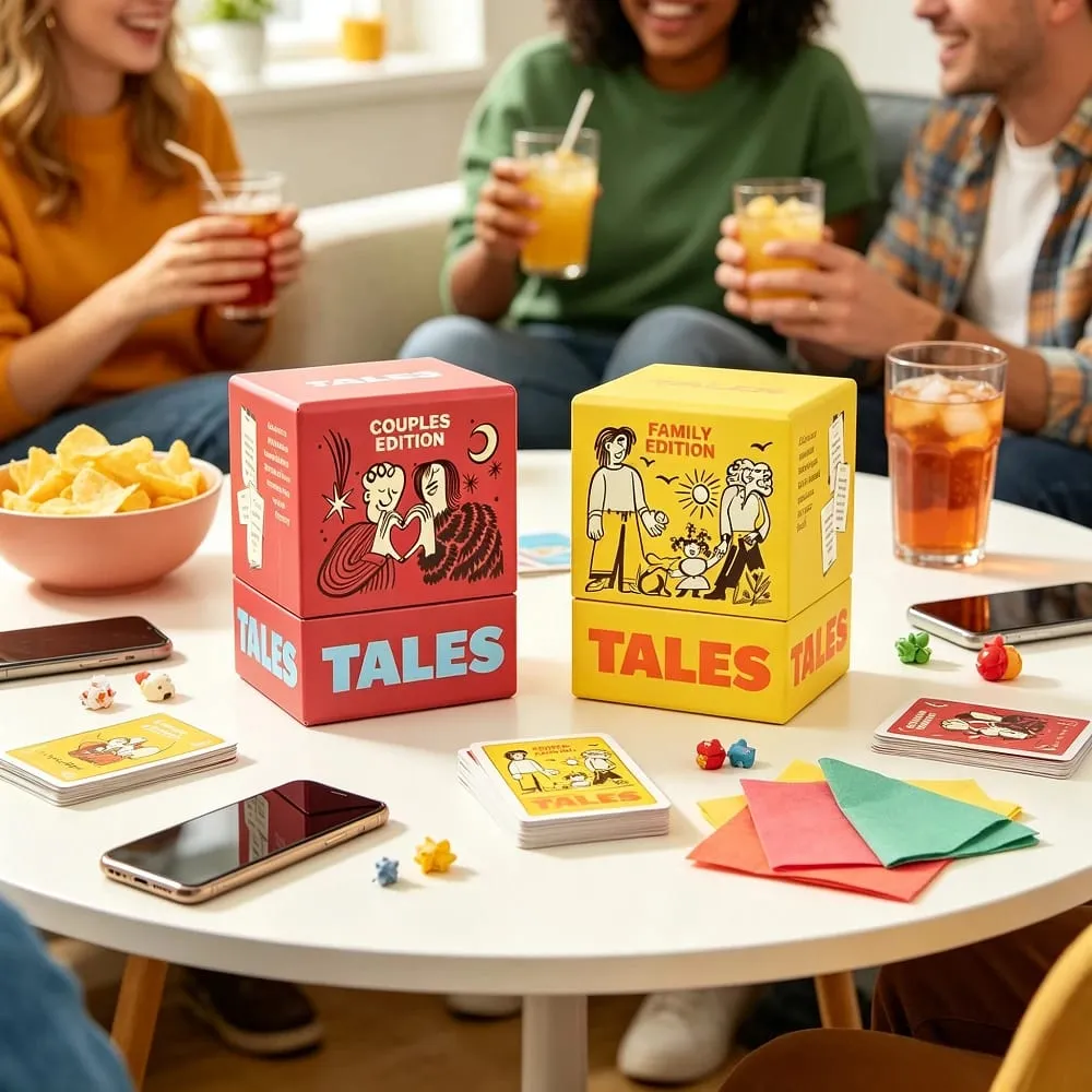 •Έκδοση New Dialogue Newcomer Couple Couple Dialogue Desktop Card Game Outdoor Family Game Card