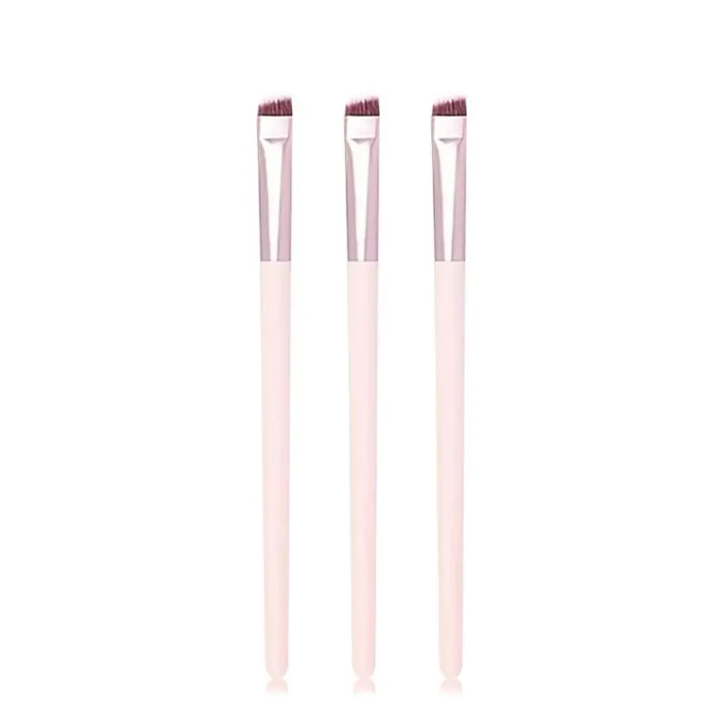 4st Sickle Blade Eyeliner Brush Ultra Tunn Flat Fin Eye Liner Makeup Borstar Flat Eyeliner Brush Ögonbryn Make Up Brush