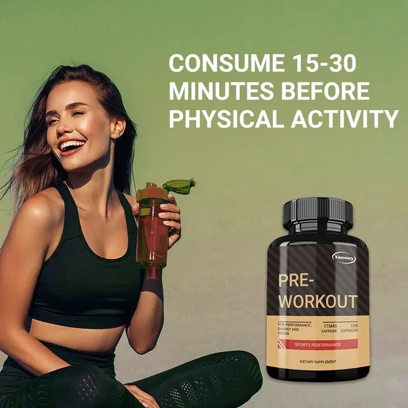 Pre-Workout Supplement - Muscle Building Endurance Support Heart Health Circulation