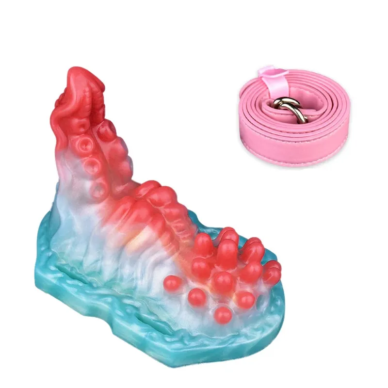 Wireless Control Silicone Octopus/Granule Sex Grinder Strapon Grinding Hump Friction Vibration Massage Female Masturbation